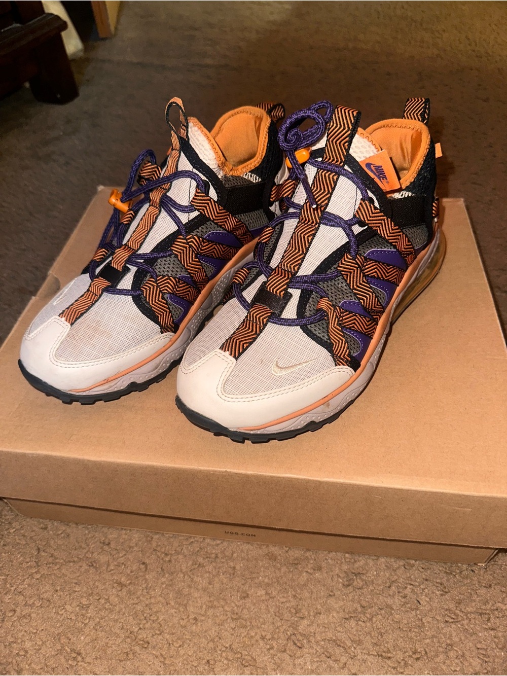 Nike Trail Sneakers - Orange, Purple, Black, White